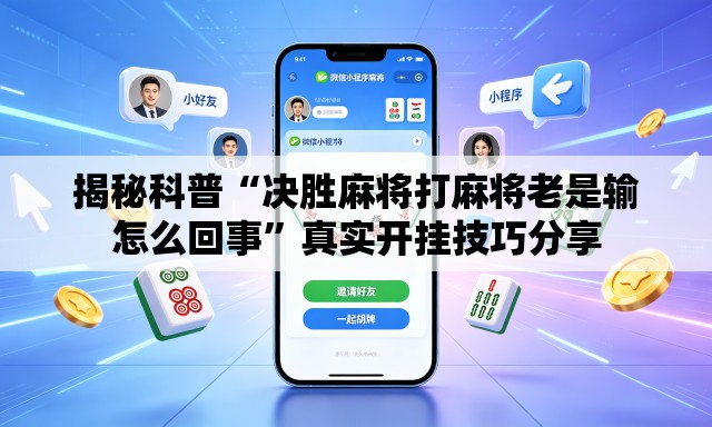 揭秘科普“决胜麻将打麻将老是输怎么回事”真实开挂技巧分享