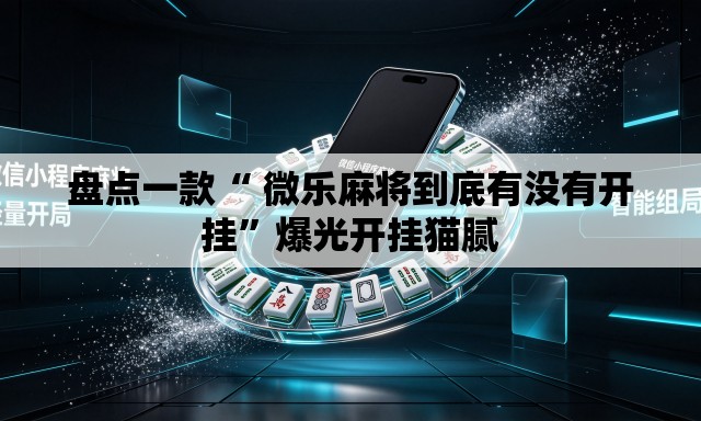 盘点一款“ 微乐麻将到底有没有开挂”爆光开挂猫腻