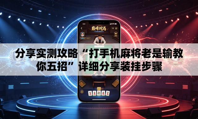 分享实测攻略“打手机麻将老是输教你五招”详细分享装挂步骤