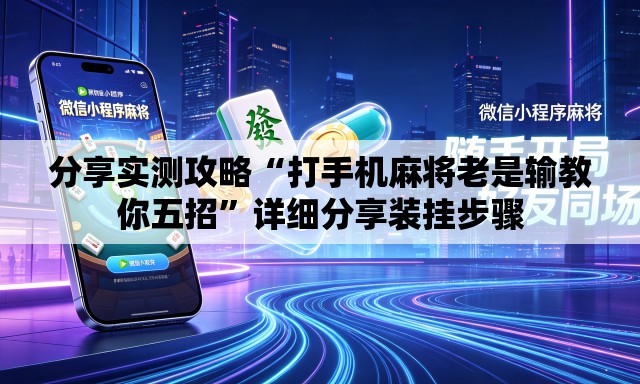 分享实测攻略“打手机麻将老是输教你五招	”详细分享装挂步骤