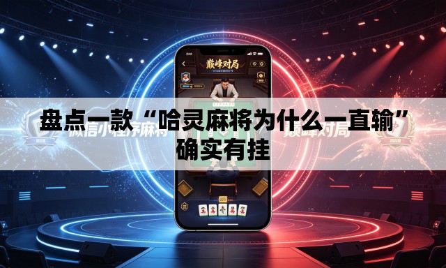 盘点一款“哈灵麻将为什么一直输	”确实有挂