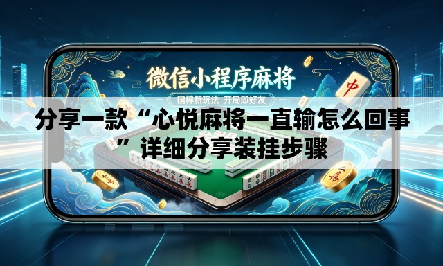分享一款“心悦麻将一直输怎么回事”详细分享装挂步骤