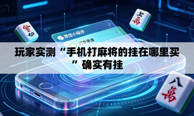玩家实测“手机打麻将的挂在哪里买”确实有挂