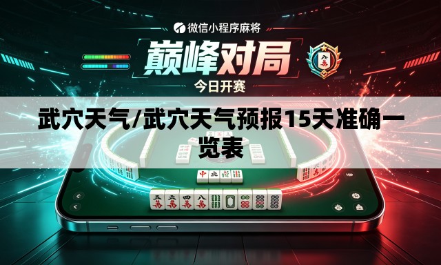 武穴天气/武穴天气预报15天准确一览表 武穴天气/武穴天气预报15天准确一览表