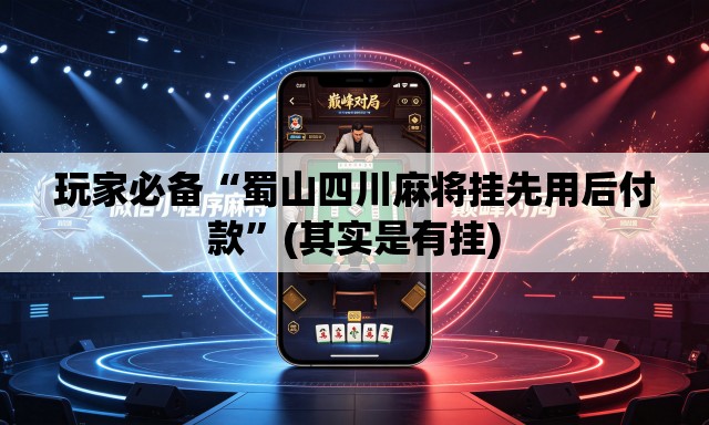 玩家必备“蜀山四川麻将挂先用后付款”(其实是有挂)