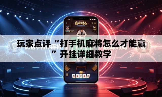 玩家点评“打手机麻将怎么才能赢”开挂详细教学