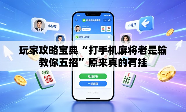 玩家攻略宝典“打手机麻将老是输教你五招	”原来真的有挂