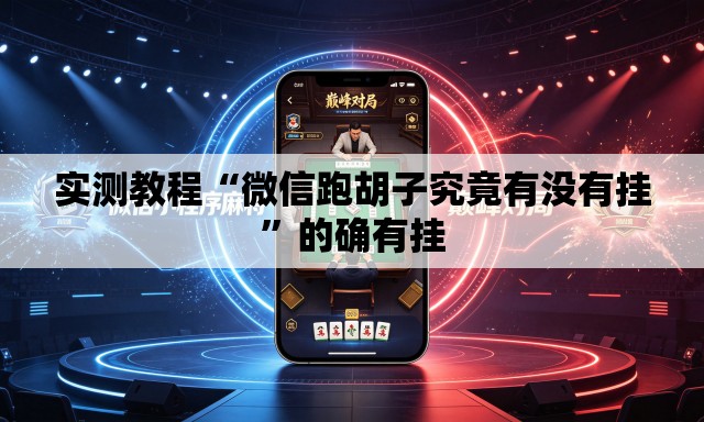 实测教程“微信跑胡子究竟有没有挂	”的确有挂