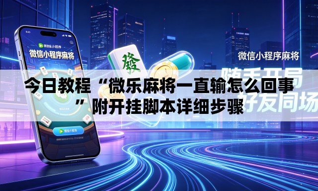 今日教程“微乐麻将一直输怎么回事	”附开挂脚本详细步骤