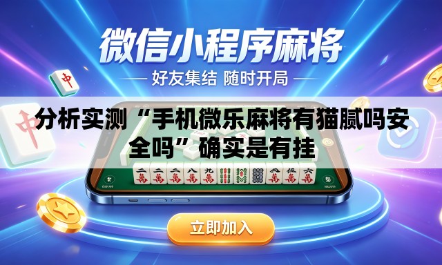 分析实测“手机微乐麻将有猫腻吗安全吗”确实是有挂