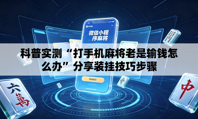 科普实测“打手机麻将老是输钱怎么办”分享装挂技巧步骤