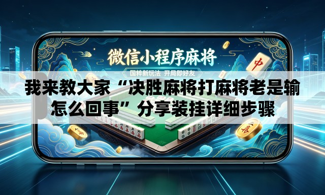 我来教大家“决胜麻将打麻将老是输怎么回事	”分享装挂详细步骤