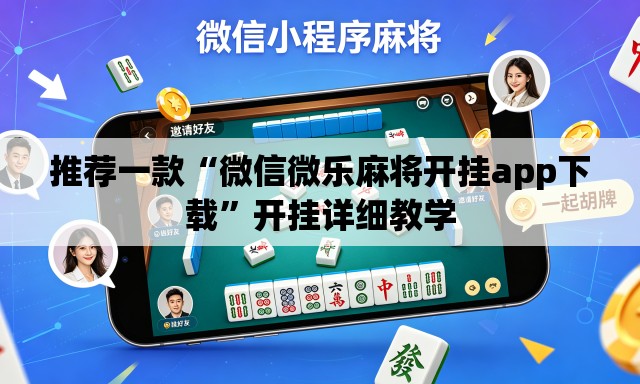 推荐一款“微信微乐麻将开挂app下载	”开挂详细教学