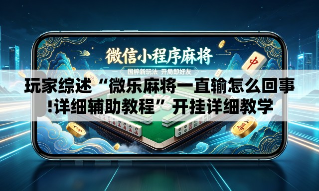 玩家综述“微乐麻将一直输怎么回事!详细辅助教程”开挂详细教学