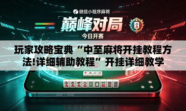 玩家攻略宝典“中至麻将开挂教程方法!详细辅助教程”开挂详细教学