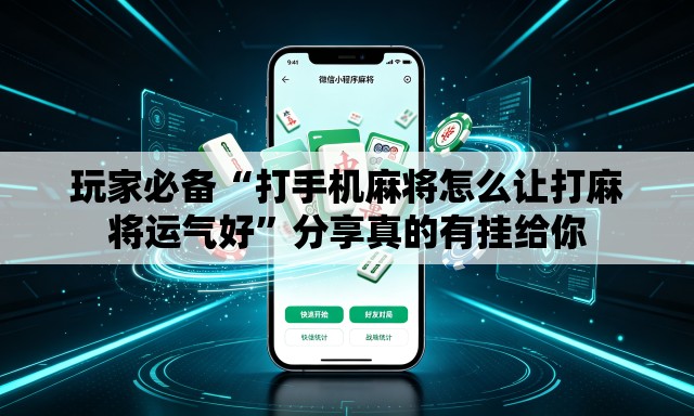 玩家必备“打手机麻将怎么让打麻将运气好”分享真的有挂给你