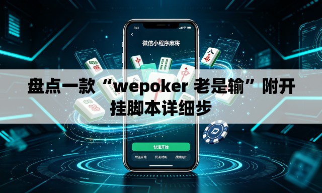 盘点一款“wepoker 老是输”附开挂脚本详细步