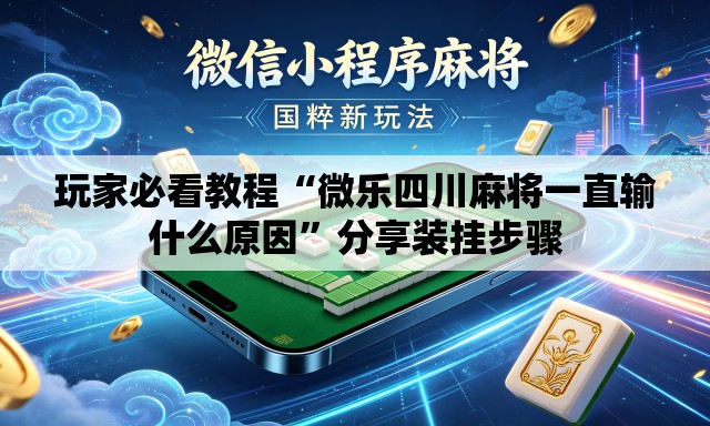 玩家必看教程“微乐四川麻将一直输什么原因	”分享装挂步骤