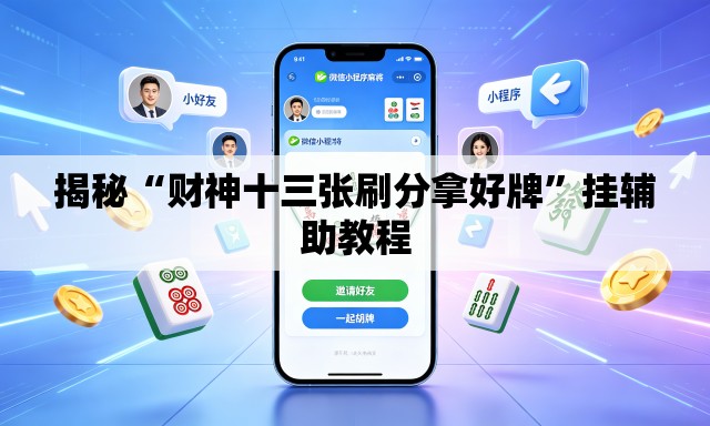 揭秘“财神十三张刷分拿好牌”挂辅助教程