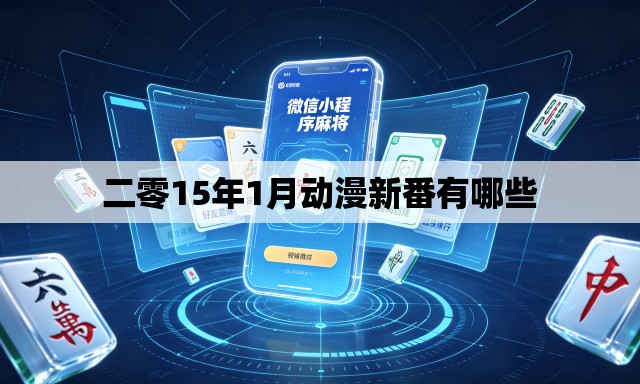 二零15年1月动漫新番有哪些 二零15年1月动漫新番有哪些