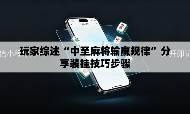 玩家综述“中至麻将输赢规律”分享装挂技巧步骤