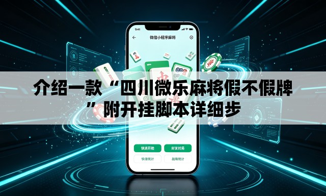 介绍一款“四川微乐麻将假不假牌”附开挂脚本详细步