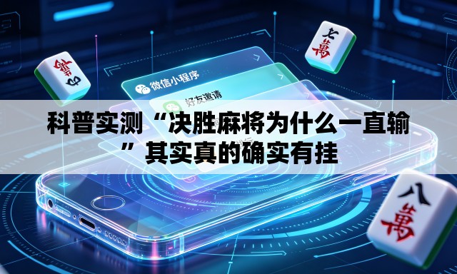 科普实测“决胜麻将为什么一直输”其实真的确实有挂