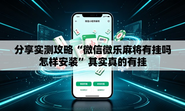 分享实测攻略“微信微乐麻将有挂吗怎样安装”其实真的有挂