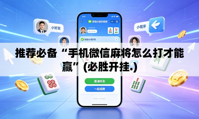 推荐必备“手机微信麻将怎么打才能赢”(必胜开挂.)