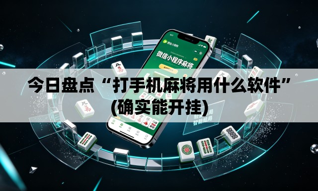 今日盘点“打手机麻将用什么软件	”(确实能开挂)