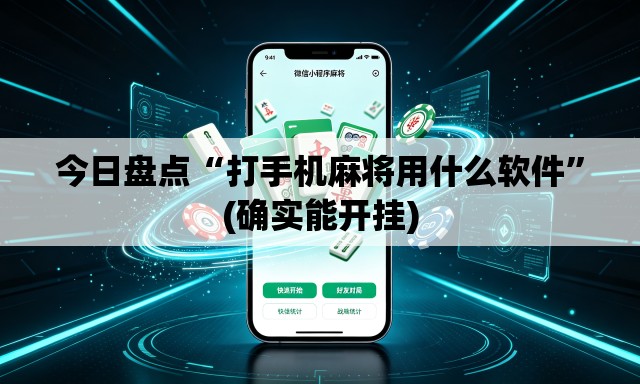 今日盘点“打手机麻将用什么软件”(确实能开挂)