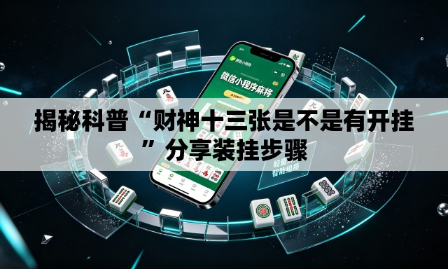 揭秘科普“财神十三张是不是有开挂	”分享装挂步骤