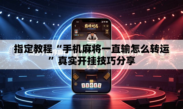 指定教程“手机麻将一直输怎么转运	”真实开挂技巧分享