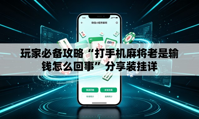 玩家必备攻略“打手机麻将老是输钱怎么回事	”分享装挂详