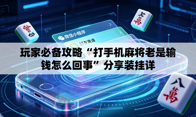 玩家必备攻略“打手机麻将老是输钱怎么回事”分享装挂详