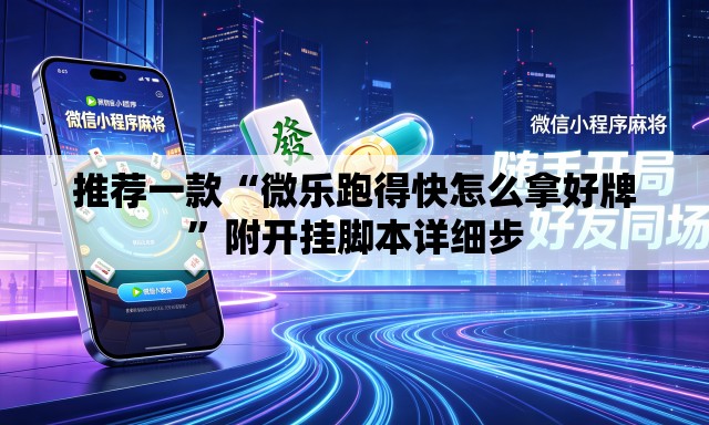 推荐一款“微乐跑得快怎么拿好牌”附开挂脚本详细步