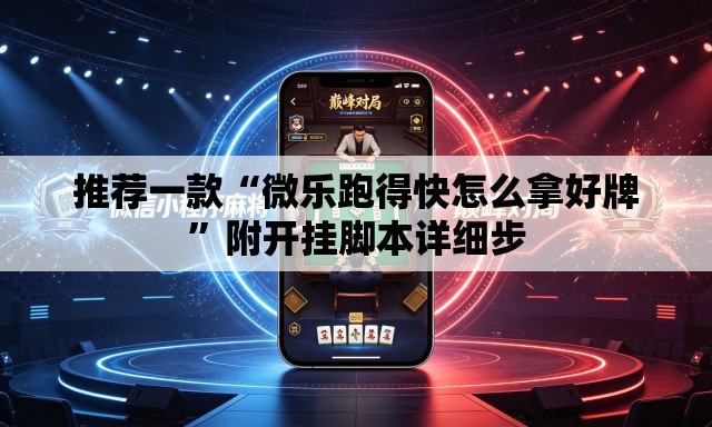 推荐一款“微乐跑得快怎么拿好牌	”附开挂脚本详细步