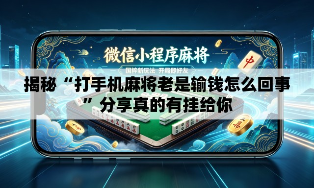揭秘“打手机麻将老是输钱怎么回事	”分享真的有挂给你