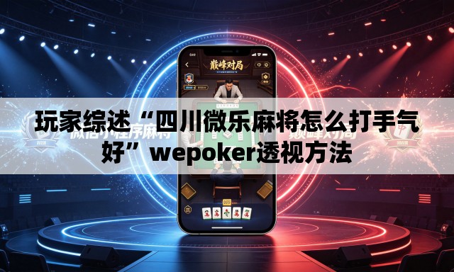 玩家综述“四川微乐麻将怎么打手气好	”wepoker透视方法