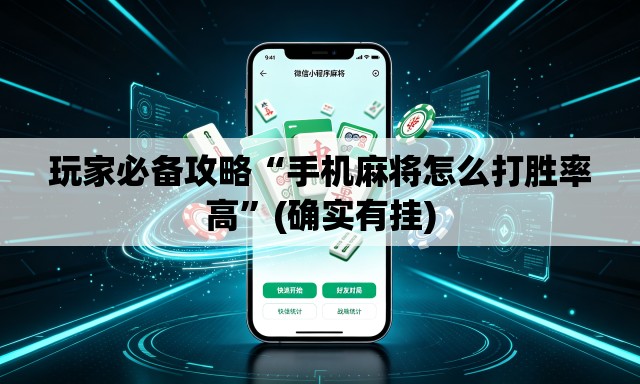 玩家必备攻略“手机麻将怎么打胜率高”(确实有挂)