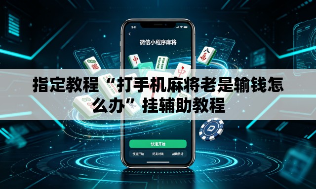 指定教程“打手机麻将老是输钱怎么办”挂辅助教程