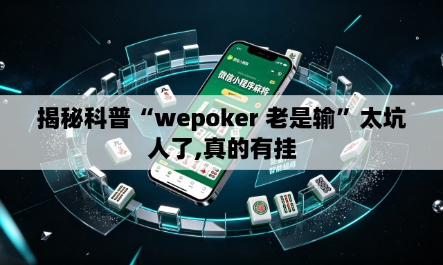 揭秘科普“wepoker 老是输	”太坑人了,真的有挂