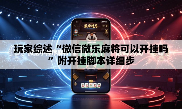 玩家综述“微信微乐麻将可以开挂吗”附开挂脚本详细步