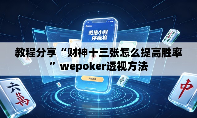 教程分享“财神十三张怎么提高胜率	”wepoker透视方法