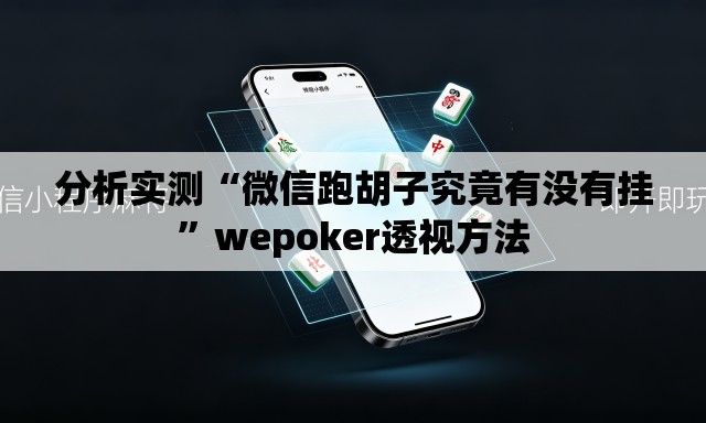 分析实测“微信跑胡子究竟有没有挂”wepoker透视方法