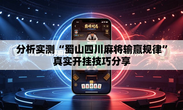 分析实测“蜀山四川麻将输赢规律”真实开挂技巧分享