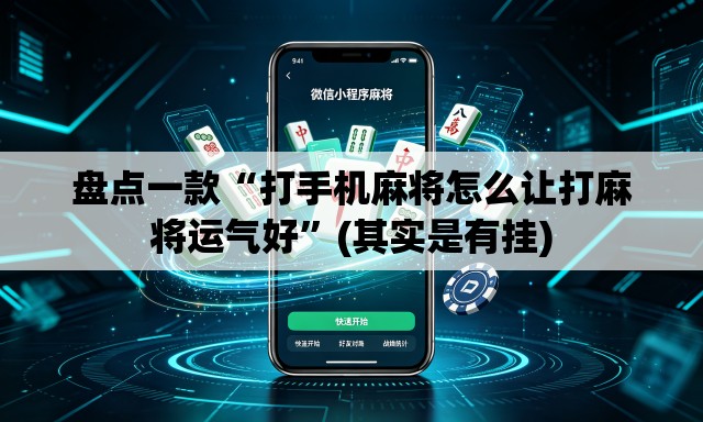 盘点一款“打手机麻将怎么让打麻将运气好	”(其实是有挂)