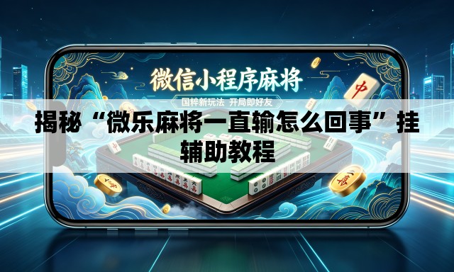 揭秘“微乐麻将一直输怎么回事”挂辅助教程