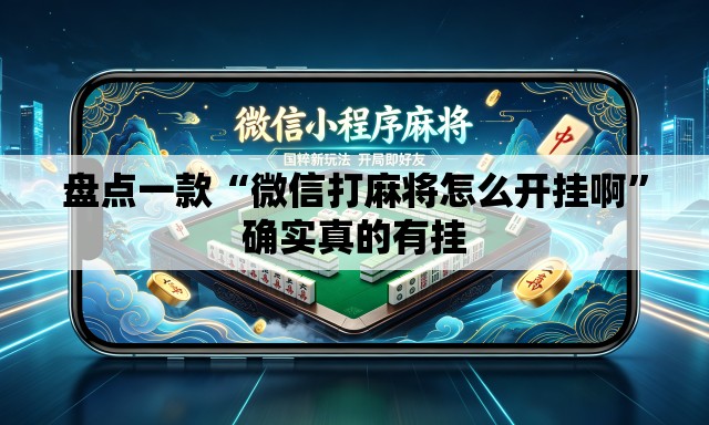 盘点一款“微信打麻将怎么开挂啊”确实真的有挂