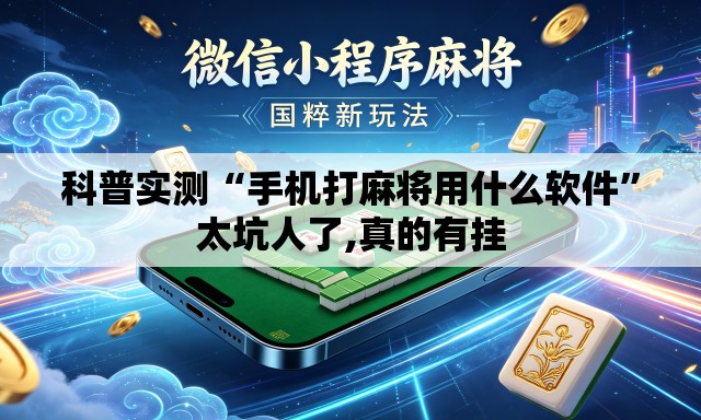 科普实测“手机打麻将用什么软件”太坑人了,真的有挂